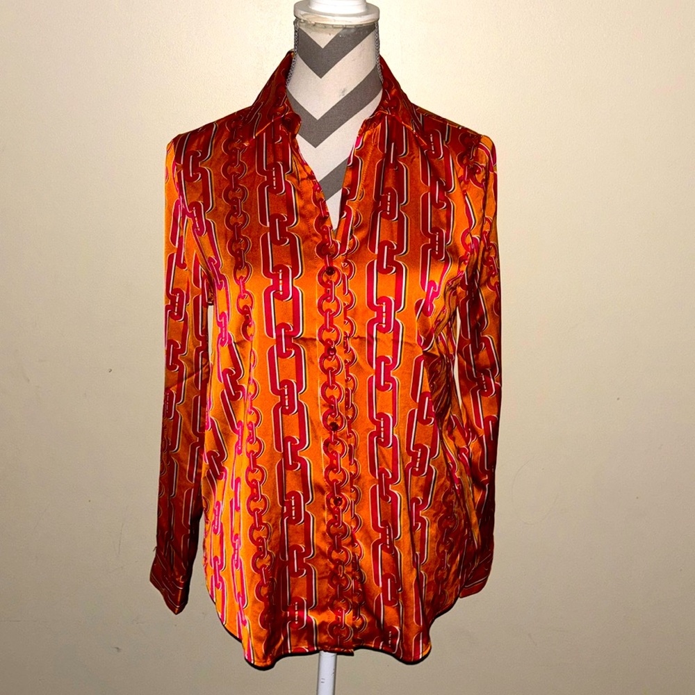 Maison d’Amelie silk feel blouse